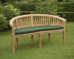 Collection San Francisco Banc de jardin moderne en teck entièrement assemblé en bois massif robuste pour les repas en plein air en Indonésie directe - Product Image 4