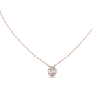 Collar con Colgante de Diamante CVD VVS-VS EF de 0.648 CT, Creado en Laboratorio, Oro de 18K, 14K, Opciones en Oro Rosa, Amarillo y Blanco, Ético y de Alta Calidad - Product Image 2