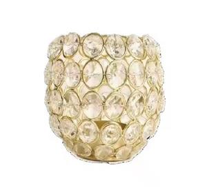 Luxury Design Crystal T <b>Light</b> Candle Holder Votive for Wedding Decoration <b>Christmas</b> Lighting Decoration Handmade Candle Holder - Product Image 2