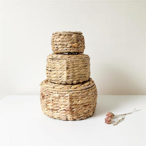 <b>Water</b> hyacinth gift box handwoven storage boxes cheapest price natural <b>container</b> for room organizer - Product Image 4