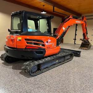 Compre entrega rápida para Kubota Mini Excavadora de minería de 5,5 toneladas, motor hecho en Japón con orugas para Kubota rastreado - Product Image 6