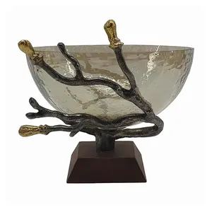 Bol en aluminium fait main, écologique, pour une décoration élégante de la maison, vaisselle haut de gamme par ZAHID EXPORT, sûr - Product Image 1