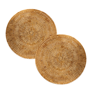 แผ่นรองจานหวายสานลายทันสมัย งานฝีมือเวียดนาม ของตกแต่งบ้าน - Product Image 1