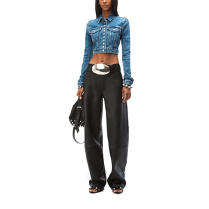 Haute Vente en gros Veste de haute qualité pour femmes Manches longues Jeans respirants décontractés OEM avec rembourrage en coton Spandex Fabriqué au Pakistan - Product Image 6