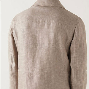Veste de travail classique pour homme, en toile robuste, tissu résistant, poche fonctionnelle, veste confortable pour un usage quotidien - Product Image 4