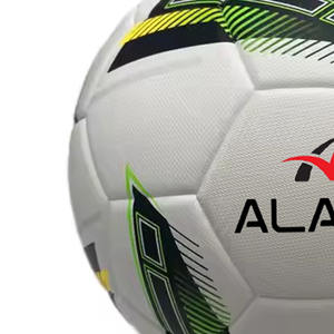 Alaay Factory Direct 5 Ballon de football PU sans couture Hot Stick synthétique pour les sports d'intérieur et d'extérieur Ballon de football durable collé 5 - Product Image 5