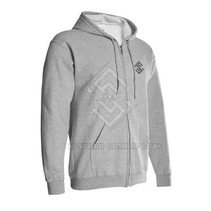 Sweat à capuche zippé pour homme, collection hiver, design personnalisé, impression de logo personnalisé, polaire décontracté uni, léger - Product Image 4