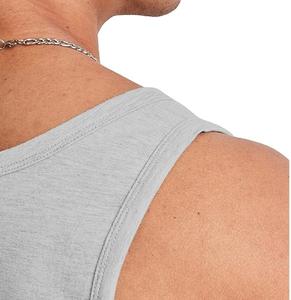 เสื้อกล้าม tops100 % ผ้าคอตตอนสำหรับผู้ชายเสื้อใส่ไปยิมดีไซน์ใหม่2023เสื้อกล้ามผ้าสแปนเด็กซ์โพลีเอสเตอร์จากบังคลาเทศ - Product Image 4