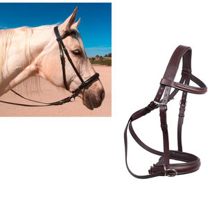 Produit phare : Bridon équestre en cuir pour sports de plein air, personnalisé, de haute qualité, également disponible en haltères et bridons en cuir pour chevaux - Product Image 2