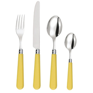 Great Quality Designer Luxury <b>Gold</b> Plated Stainless Steel Cutlery <b>Rectangular</b> Flatware Set for Home Kitchen Hotel Restaurant - Product Image 6