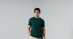 T-Shirt Homme Personnalisé 100% Coton Épais 230GSM Imprimé Surdimensionné Brodé Uni Tissu Jersey Respirant Grande Taille - Product Image 5