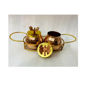 Tazón para Aperitivos Hecho a Mano de Aluminio Metálico de Alta Calidad - Diseño de Lujo con Efecto de Pincel para las Necesidades Diarias de Aperitivos - Product Image 6