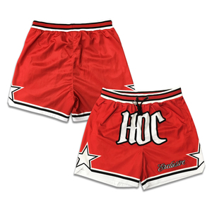 Short de basket-ball personnalisé pour hommes en maille de polyester respirante à séchage rapide avec cordon de serrage vêtements de basket-ball décontractés sublimés vente en gros - Product Image 3