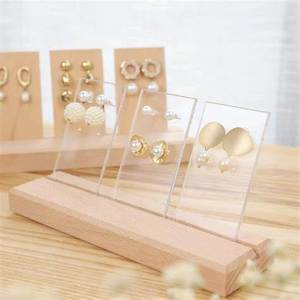 Présentoir de boucles d'oreilles en acrylique esthétique pour boucles d'oreilles une pièce Vitrine parfaite pour les présentoirs de boutique et les collections personnelles - Product Image 2