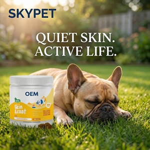 Suplemento recomendado por veterinarios <span class=keywords><strong>para</strong></span> la piel y el pelaje del perro, <span class=keywords><strong>para</strong></span> alivio <span class=keywords><strong>de</strong></span> alergias, apoyo <span class=keywords><strong>para</strong></span> un pelaje brillante, Omega 3 6 9, masticables suaves, fabricante OEM a granel - Product Image 6