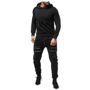 Chándales bordados de Entrenamiento Personalizados para correr para hombres, sudaderas con capucha y sudaderas ajustadas de secado rápido para hombres, envío aleatorio - Product Image 5