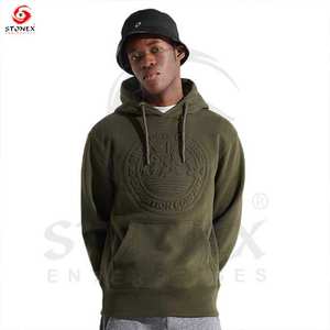 Logotipo personalizado de alta calidad de gran tamaño puff de impresión 3D en relieve crop mujeres unisex Sudadera con capucha kinted Sudadera con capucha - Product Image 4