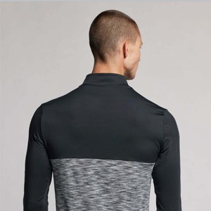 Jersey de golf con cremallera Performance 1/4 para hombre, ligero y absorbente de humedad, perfecto para juegos cómodos y ropa informal - Product Image 3