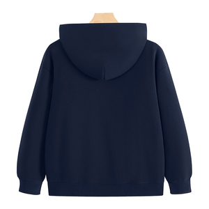 Sudadera de algodón con logotipo personalizado para mujer, sudaderas gruesas en blanco de gran tamaño con cremallera completa para hombre, personalización - Product Image 6