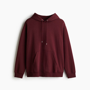 Sweat-shirt à capuche décontracté pour homme, coupe ample, respirant, avec poche, en molleton de coton doux, style streetwear, collection hiver ODM - Product Image 3