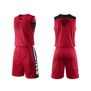 Ensemble de vêtements de basket-ball de haute qualité pour hommes impression numérique personnalisable chemise de sport respirante hauts shorts uni de grande taille - Product Image 1