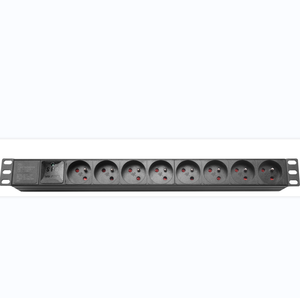 Mạng chuyên nghiệp tủ PDU 1U 19 "pháp loại PDU Ổ cắm điện nhà phân phối - Product Image 2