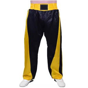 Men MMA Trousers Front Logo Lightweight Breathable Quick Dry Spandex/Polyester High Quality Training Sports Martial Arts <b>Gym</b> - Product Image 1