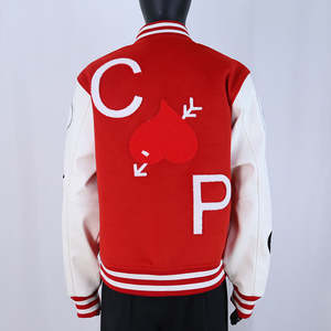 Custom Fashionable Chenille Embroidery Varsity Jacket Streetwear Hot Selling <b>Cool</b> Style <b>Patches</b> Wool Men's Winter Jackets - Product Image 3