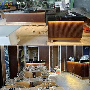 Comptoir de <span class=keywords><strong>bar</strong></span> <span class=keywords><strong>en</strong></span> forme de L pour club, commerce, intérieur moderne, café, design de comptoir, meilleur comptoir de <span class=keywords><strong>bar</strong></span> <span class=keywords><strong>en</strong></span> <span class=keywords><strong>marbre</strong></span> noir pour hôtel, restaurant - Product Image 3