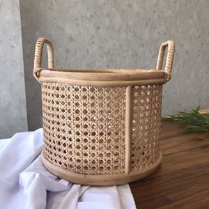 Panier de rangement en rotin naturel fait à la main pas cher en gros décoration de la maison du Vietnam - Product Image 3