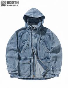 2025 nouveauté vente en gros personnalisé Hip Hop élégant Denim Jean vestes pour hommes et femmes dans un Style Unique hommes vestes d'hiver - Product Image 1