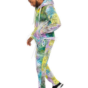 Survêtement à sublimation sur mesure à prix de gros Survêtements à sublimation en tissu doux pour hommes - Product Image 4