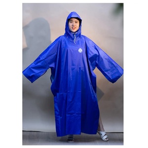 Imperméable OEM en tissu nylon de 120cm de long à capuche au meilleur prix imperméables pour une personne pour le cyclisme et la moto du Vietnam - Product Image 4