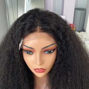Super Quality 100% Virgin Vietnamese Hair <b>Wig</b> Kinky Curly Super Double Drawn Natural Color Transparent HD Lace Wholesale Priced - Product Image 6