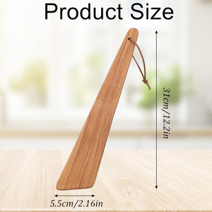 Spatule en bois de teck de qualité supérieure en gros pour la cuisine, ensemble de spatules de cuisine pour grattoir à œufs, retourneur de crêpes en provenance du Vietnam - Product Image 3