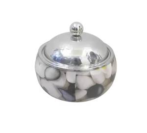 Casserole en acier inoxydable avec finition argentée, faite à la main, design écologique, chauffe-plats, service de plats chauds, casserole isolée - Product Image 2