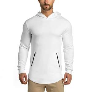 Sudadera con Capucha de Algodón Transpirable de Alta Calidad para Hombre, OEM, Personalizable, Lisa, Deportiva, Atlética, para Gimnasio - Product Image 5