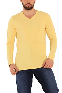 Sweat-shirt pour homme, dernière collection, fabriqué en usine, 100% coton, imprimé numériquement, design color block, durable pour la saison estivale, MADE BY HS 2027 - Product Image 4