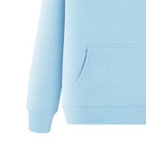 Plus Size pullover Hoodie Thick Cotton Blank Plain Heavyweight Oversized Customize Men's Black <b>Hoodies</b> - Product Image 5