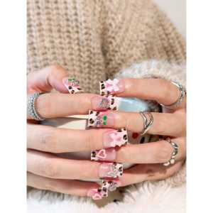 Charme pour ongles à presser Rose Safari - Product Image 3