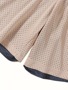 Men's Plus Size Athletic Workout Shorts Custom Wholesale Summer Running Breathable Double <b>Layer</b> Elastic Solid <b>Mid</b> Solid Color - Product Image 6
