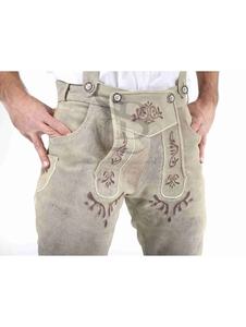 Pantalones Cortos de Cuero Estilo Bávaro Alemán para Hombre, Diseño Personalizado, Color Negro, Estilo Casual de Última Moda, Cintura Media - Product Image 3