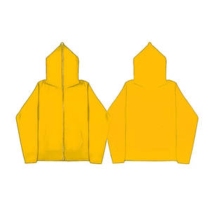 Best Selling Men's <b>Full</b> <b>Zip</b> <b>up</b> <b>Hoodies</b> Customized New Style Basics Cotton Blended for Winter Plain Dyed - Product Image 4