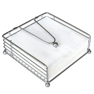 Servilletero de metal personalizado de alta calidad para restaurantes, hoteles y uso de mesa de comedor en casa disponible en cantidad a granel - Product Image 1
