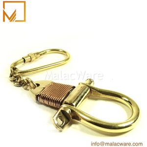 Porte-clés marin à nœud nautique en laiton porte-clés nautique design personnalisé porte-clés en métal accepté - Product Image 5