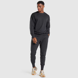 Logo personnalisé vêtements de sport à manches longues hommes survêtements/survêtement à séchage rapide respirant hommes survêtement personnalisé en gros - Product Image 4