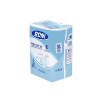 Pañales Desechables para Adultos Boni, Talla Grande, 7 Piezas, Alta Calidad, Uso Médico para Pacientes, Prevención de Fugas 3D, Certificación ISO, Pulpa de Madera