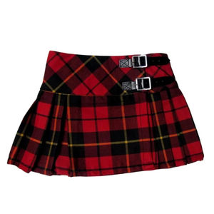 Mini Kilt Escocés de Tartán para Mujer con Pliegues Tipo Billie, Accesorio de Instrumento Musical Tipo Flugelhorn, Diseño y Logotipo Personalizados, Venta al por Mayor - Product Image 1