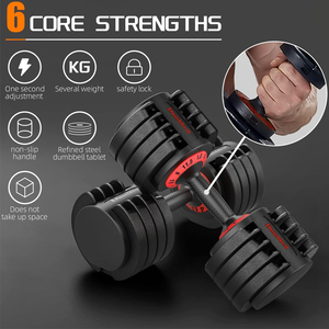 Có Thể Điều Chỉnh 5 Để 25lbs Miễn Phí Trọng Lượng Quả Tạ Thanh Đầy Đủ Cơ Thể Tập Thể Dục Tập Thể Dục Cẳng Tay Ngực <span class=keywords><strong>AB</strong></span> Tập Thể Dục - Product Image 3