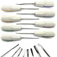 SURGINEXA – Lot de 8 élévateurs dentaires luxateurs réglables pour la chirurgie buccale équine, extraction dentaire, instruments pour la pointe de la racine apicale